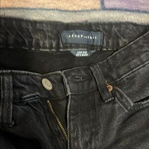 Aeropostale Black Straight Leg Jeans Classic Style